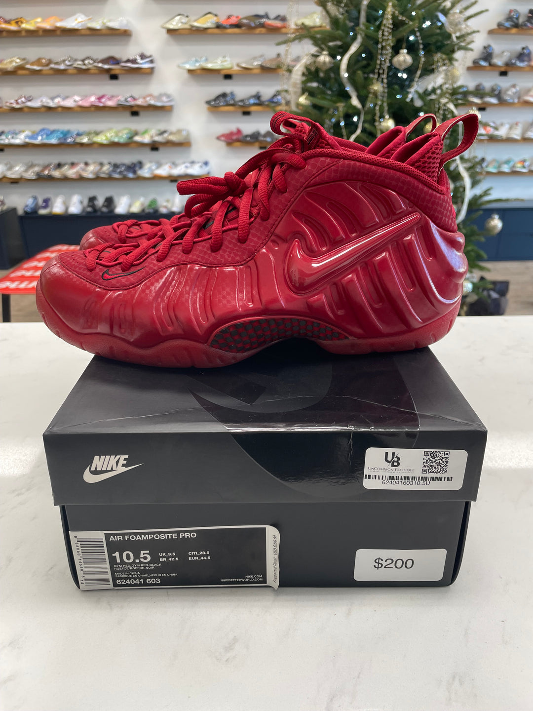 Nike Air Foamposite Pro Red October - Worn