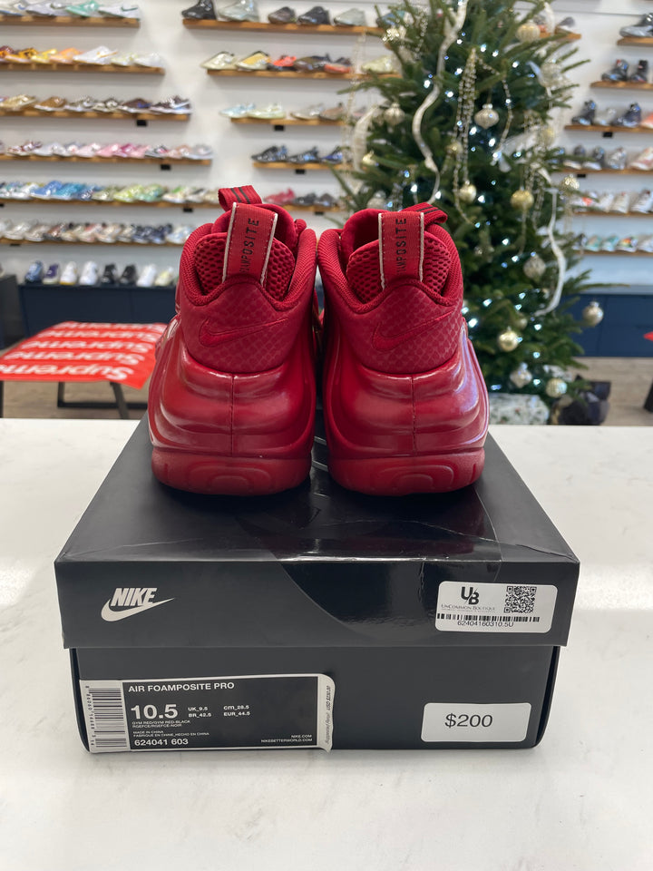 Nike Air Foamposite Pro Red October - Worn