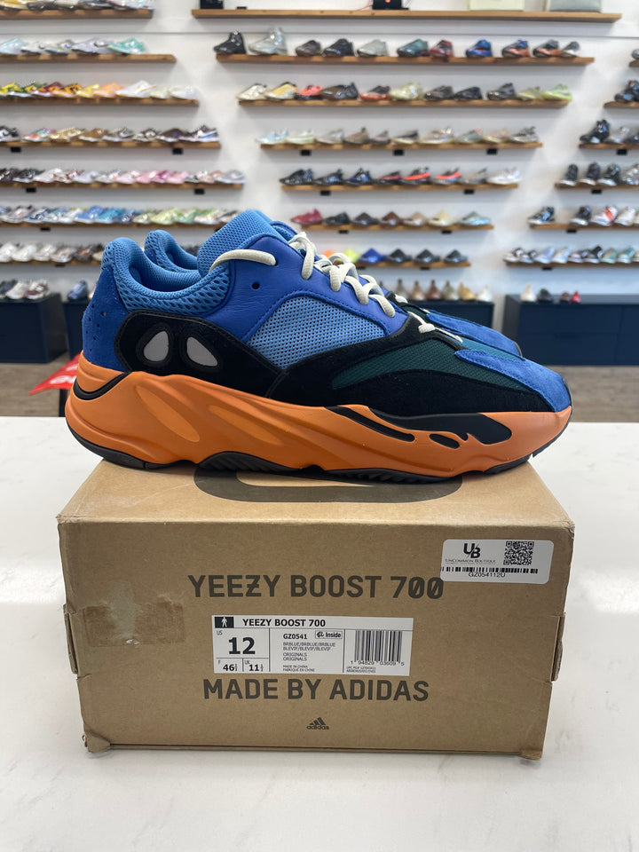 adidas Yeezy Boost 700 Bright Blue - Worn