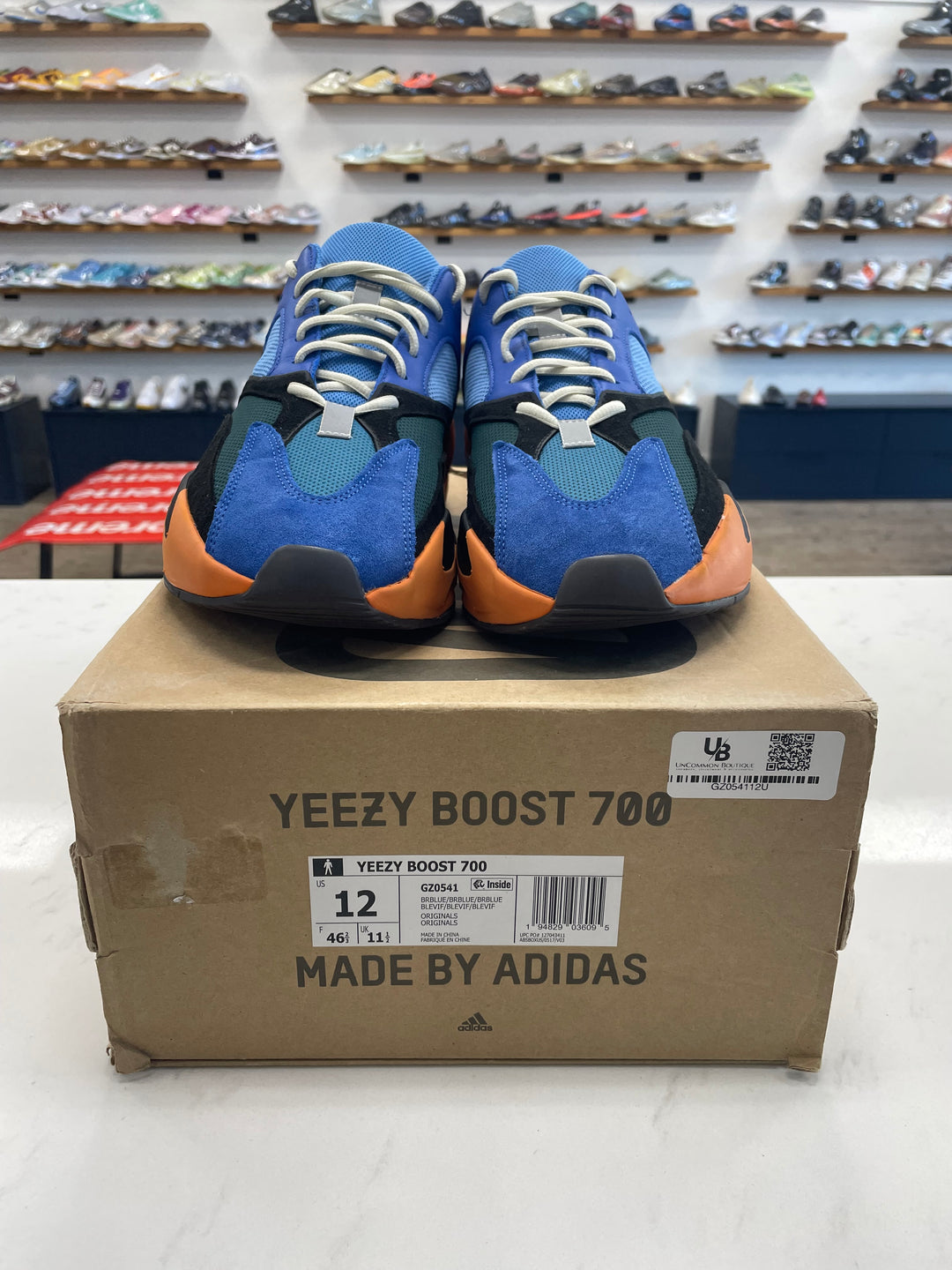 adidas Yeezy Boost 700 Bright Blue - Worn