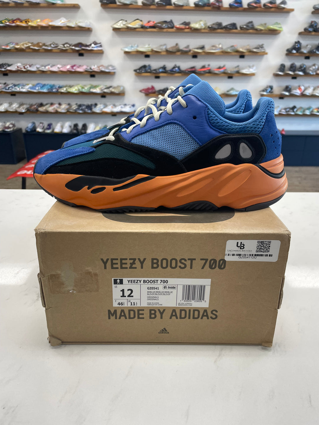 adidas Yeezy Boost 700 Bright Blue - Worn
