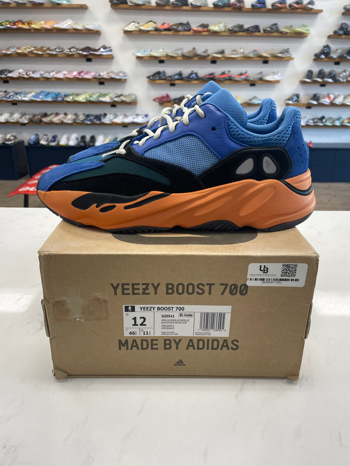 adidas Yeezy Boost 700 Bright Blue - Worn
