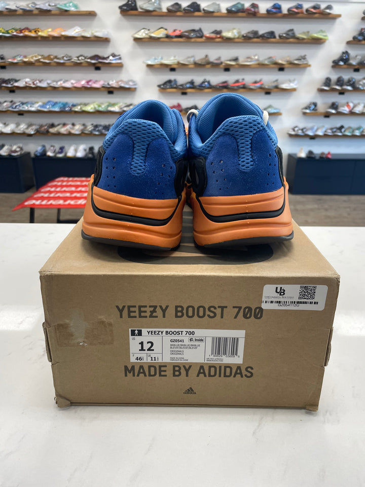 adidas Yeezy Boost 700 Bright Blue - Worn