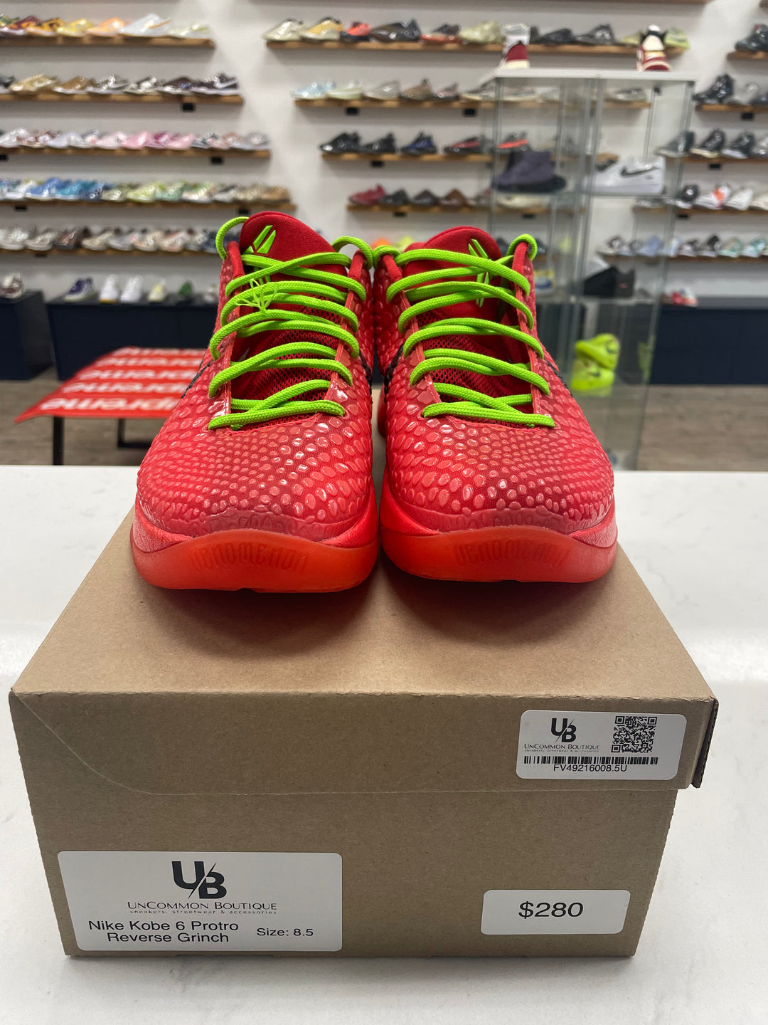 Nike Kobe 6 Protro Reverse Grinch - Worn