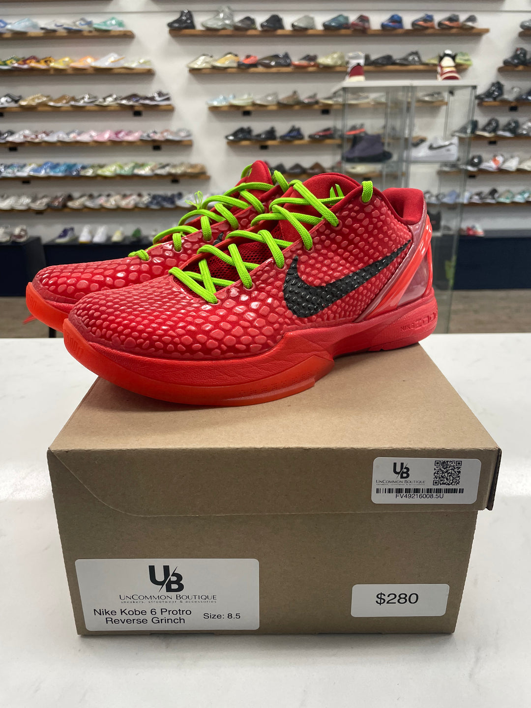 Nike Kobe 6 Protro Reverse Grinch - Worn