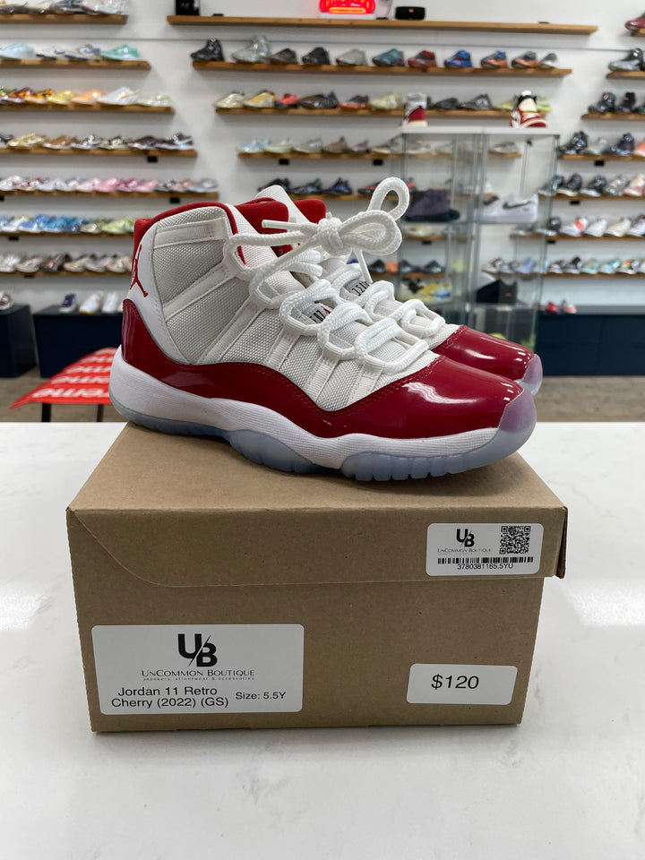 Jordan 11 Retro Cherry (2022) (GS) - Worn