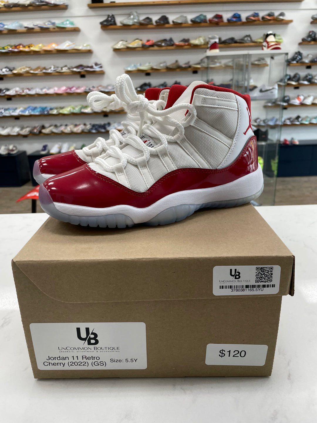 Jordan 11 Retro Cherry (2022) (GS) - Worn