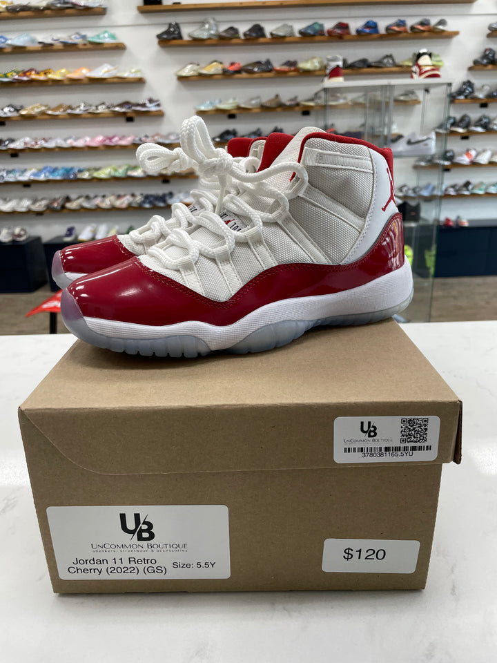 Jordan 11 Retro Cherry (2022) (GS) - Worn