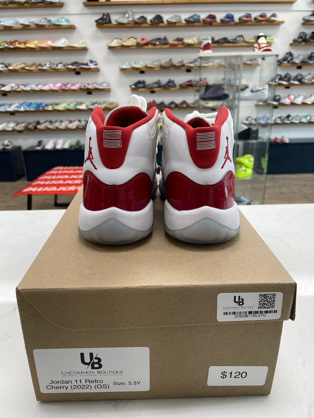 Jordan 11 Retro Cherry (2022) (GS) - Worn