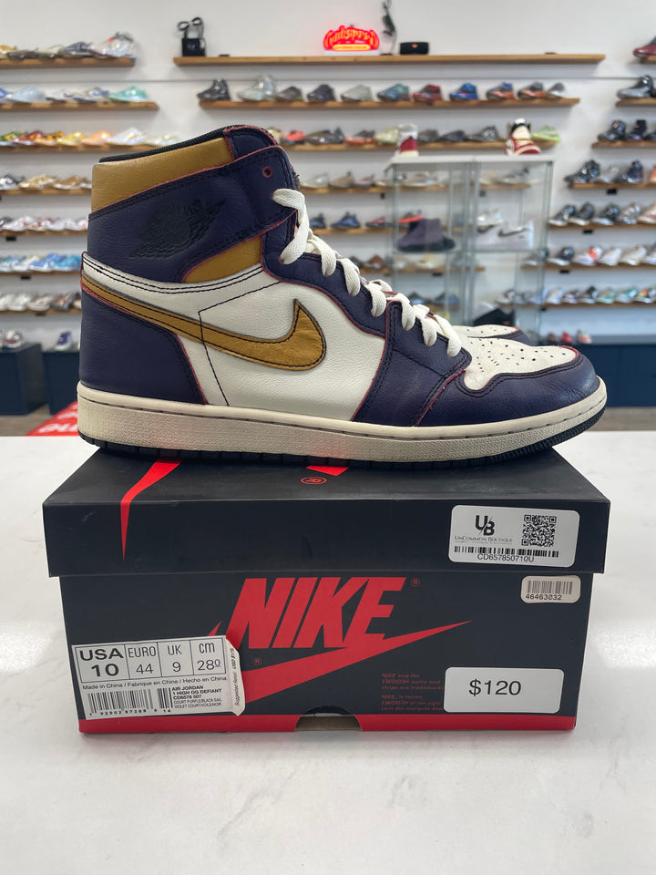 Jordan 1 Retro High OG Defiant SB LA to Chicago - Worn