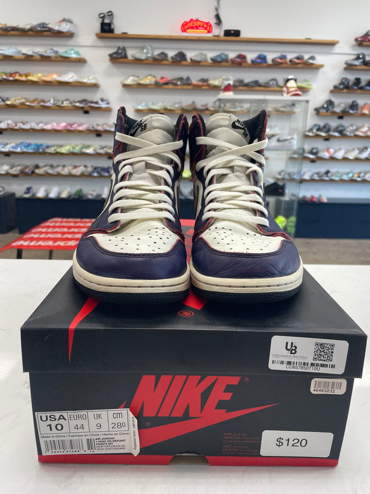 Jordan 1 Retro High OG Defiant SB LA to Chicago - Worn