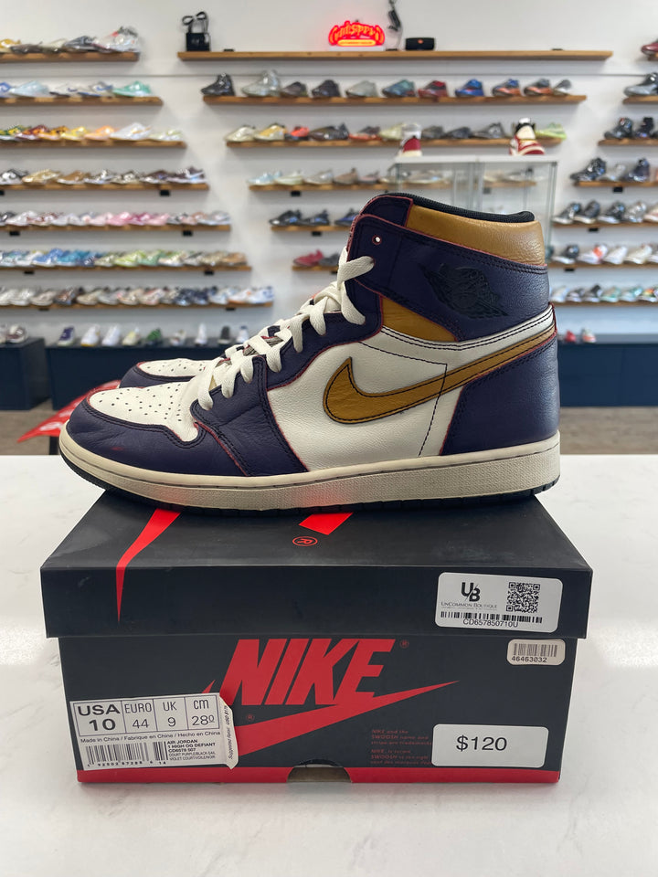 Jordan 1 Retro High OG Defiant SB LA to Chicago - Worn