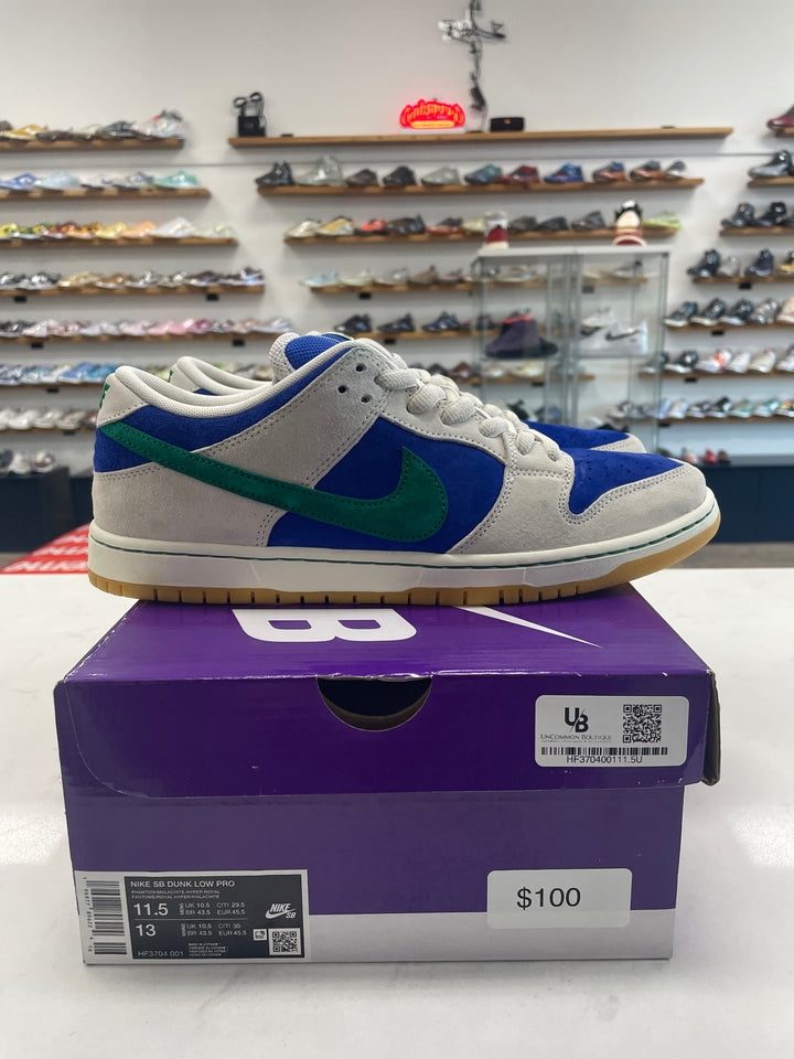 Nike SB Dunk Low Hyper Royal Malachite - Worn