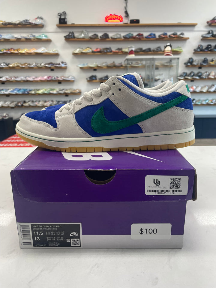 Nike SB Dunk Low Hyper Royal Malachite - Worn