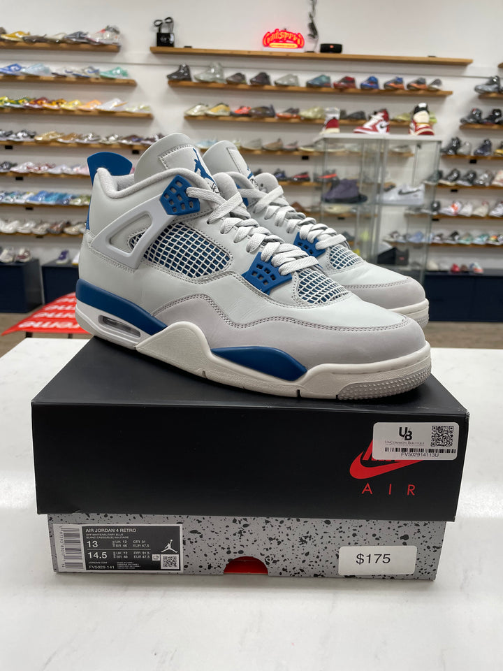 Jordan 4 Retro Military Blue (2024) - Worn