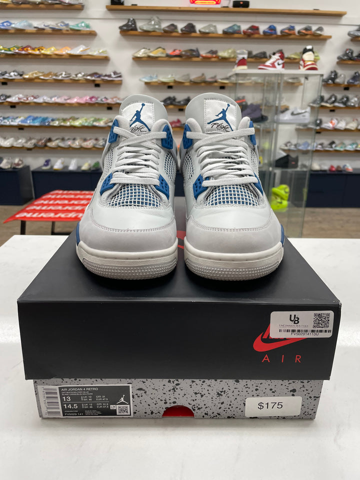 Jordan 4 Retro Military Blue (2024) - Worn