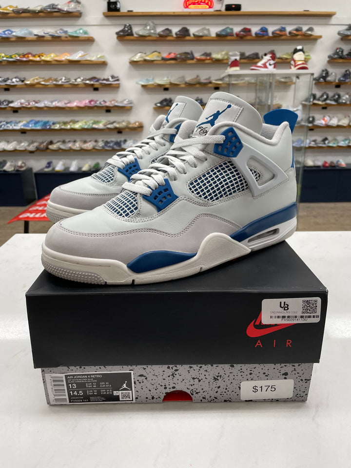 Jordan 4 Retro Military Blue (2024) - Worn