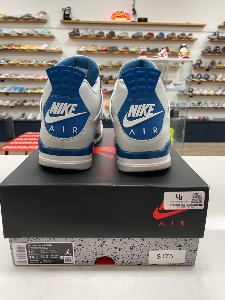 Jordan 4 Retro Military Blue (2024) - Worn