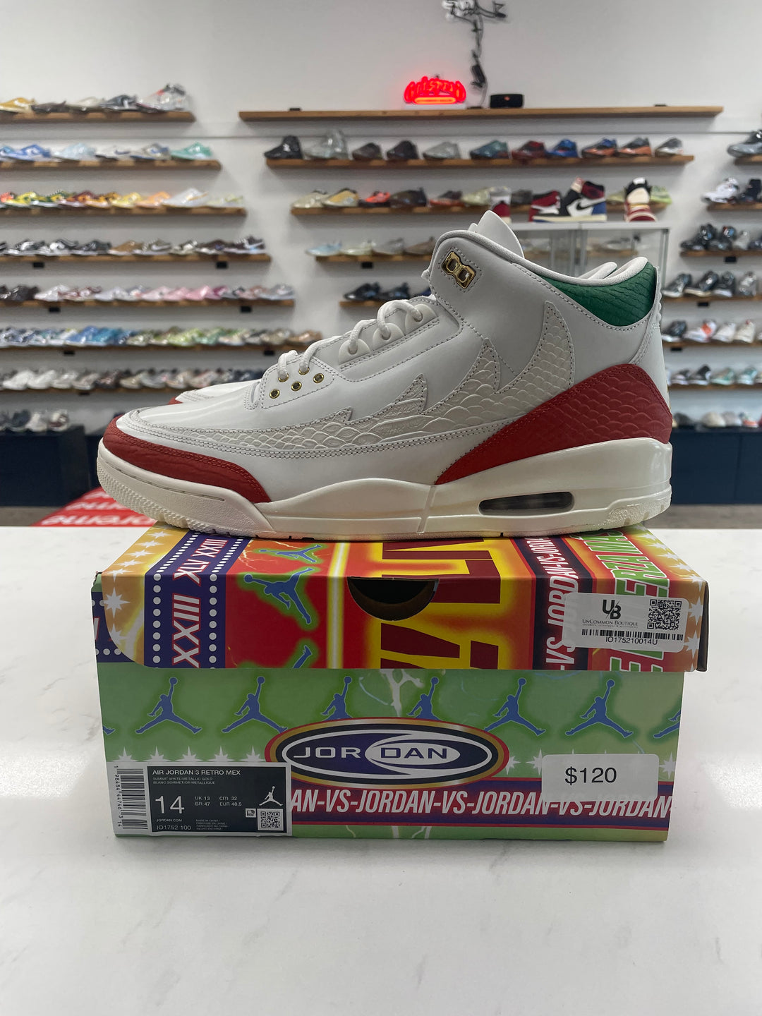 Jordan 3 Retro El Vuelo Summit White - Worn