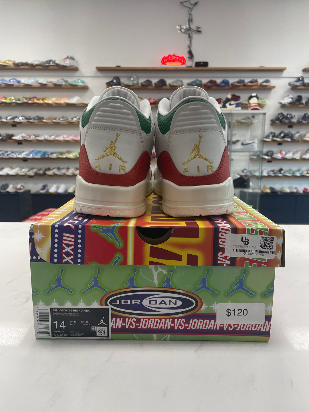 Jordan 3 Retro El Vuelo Summit White - Worn