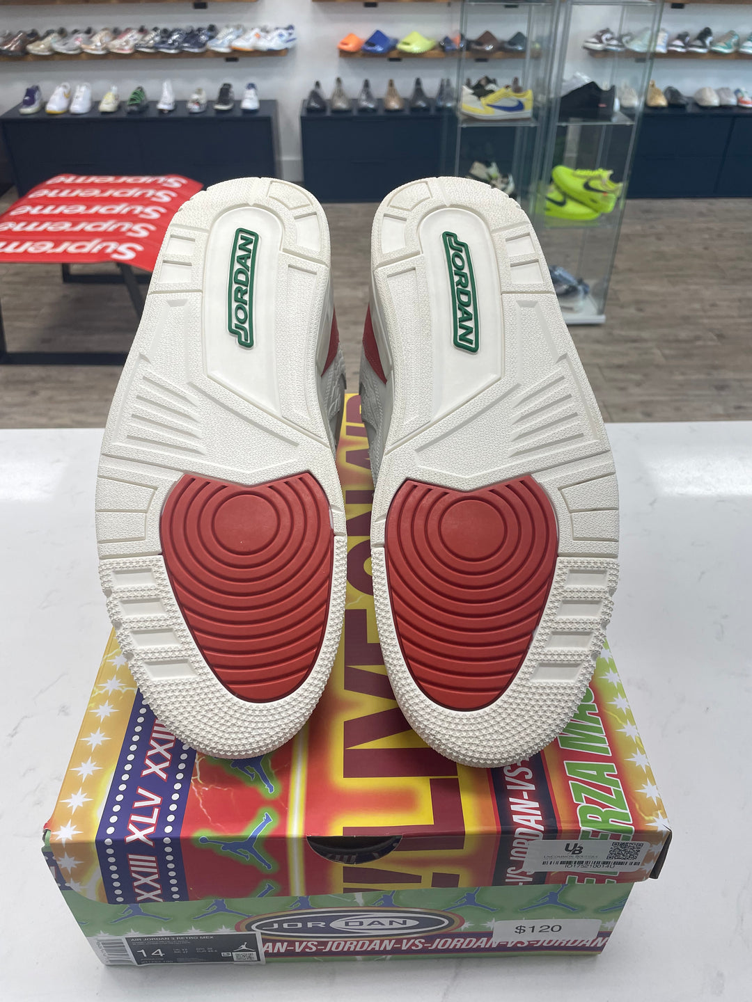 Jordan 3 Retro El Vuelo Summit White - Worn
