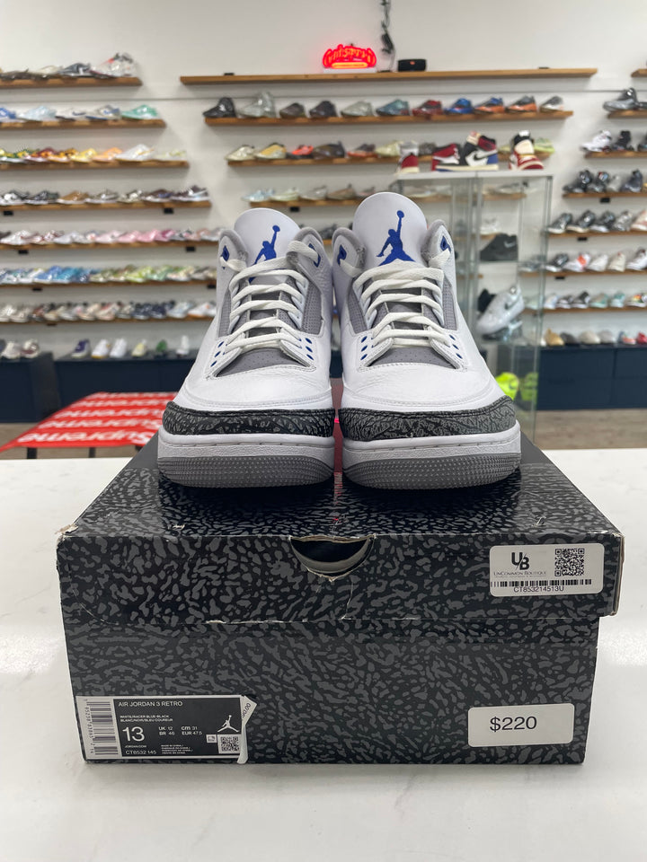 Jordan 3 Retro Racer Blue - Worn