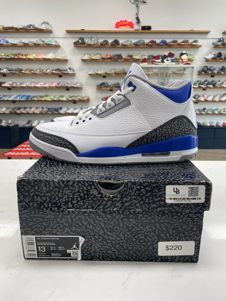 Jordan 3 Retro Racer Blue - Worn