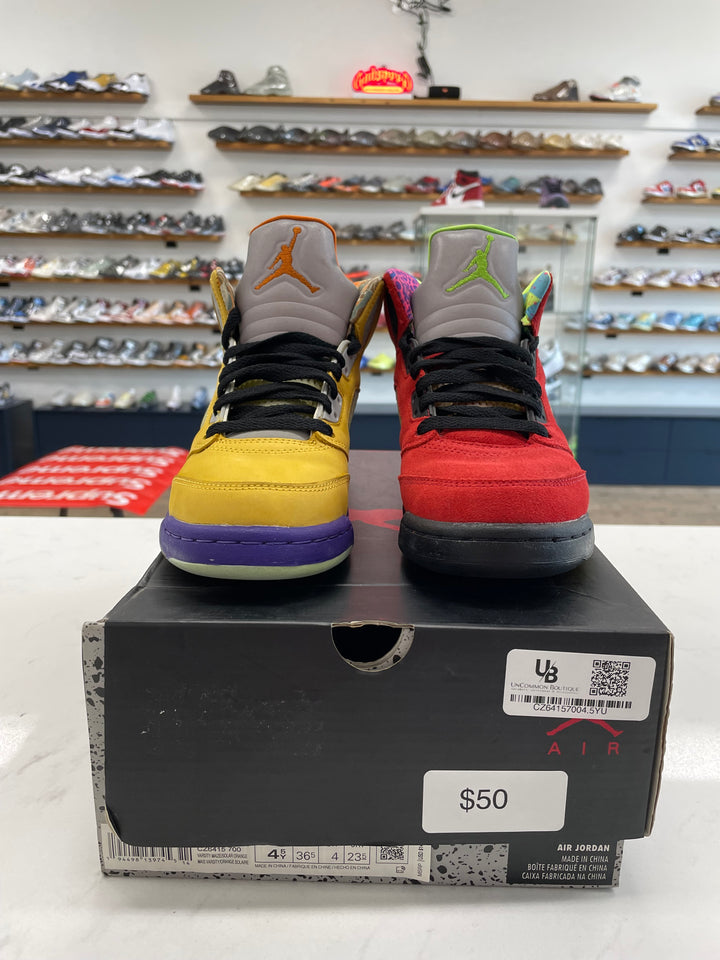 Jordan 5 Retro What The (GS) - Worn
