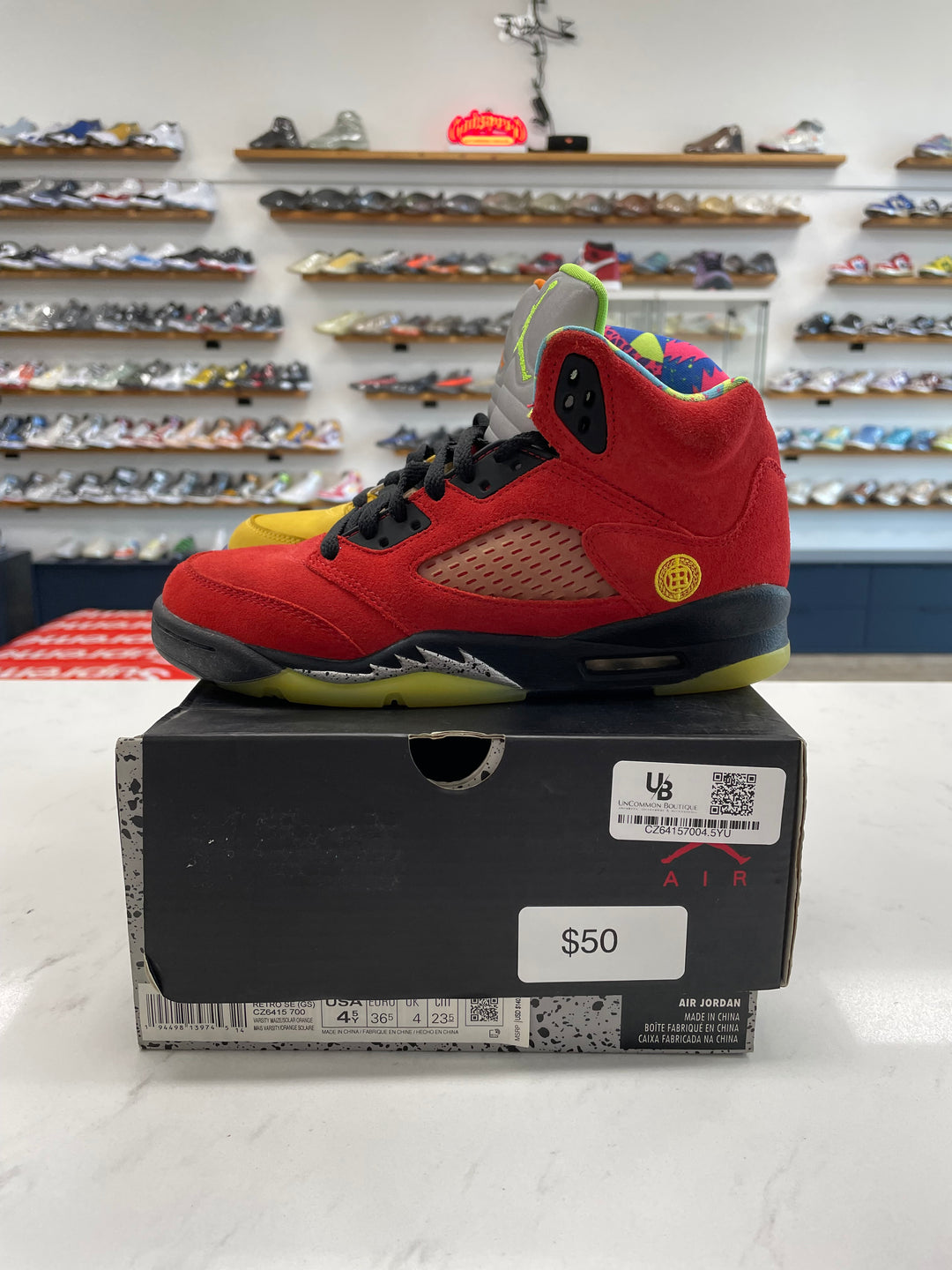 Jordan 5 Retro What The (GS) - Worn