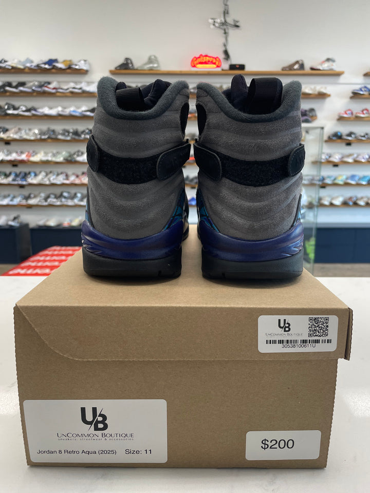 Jordan 8 Retro Aqua (2025) - Worn