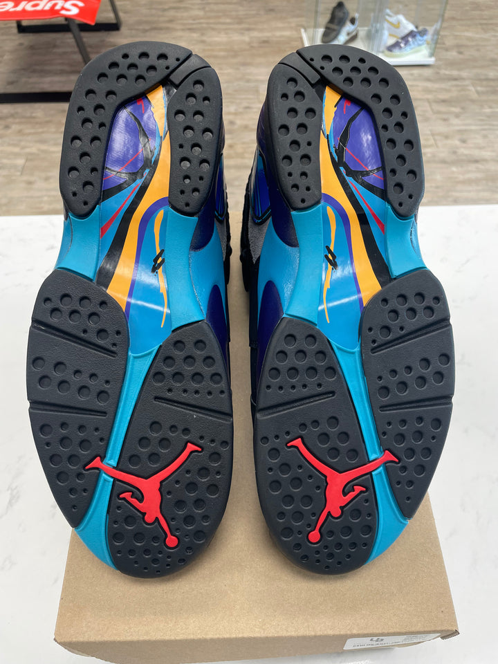 Jordan 8 Retro Aqua (2025) - Worn