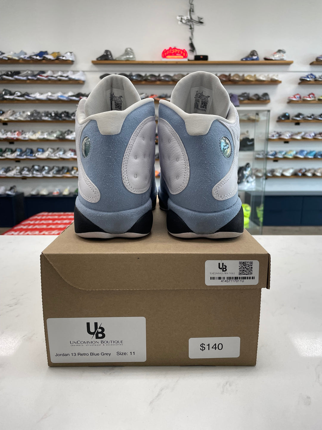 Jordan 13 Retro Blue Grey - Worn