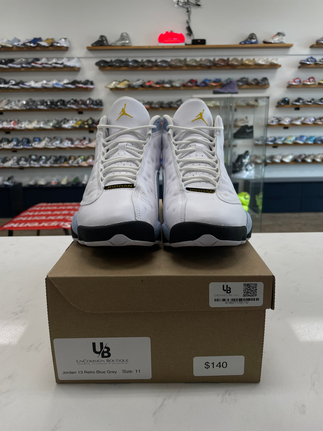Jordan 13 Retro Blue Grey - Worn