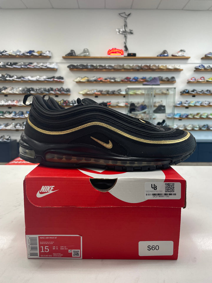 Nike Air Max 97 CM Black Metallic Gold - Worn