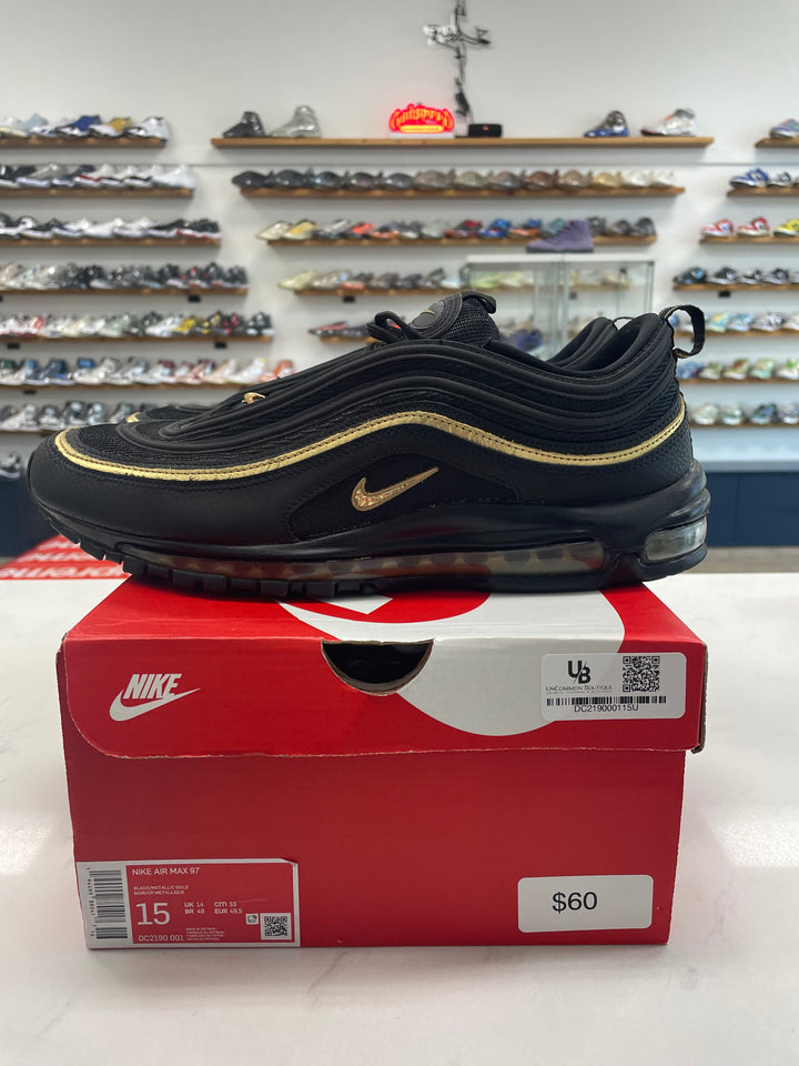 Nike Air Max 97 CM Black Metallic Gold - Worn