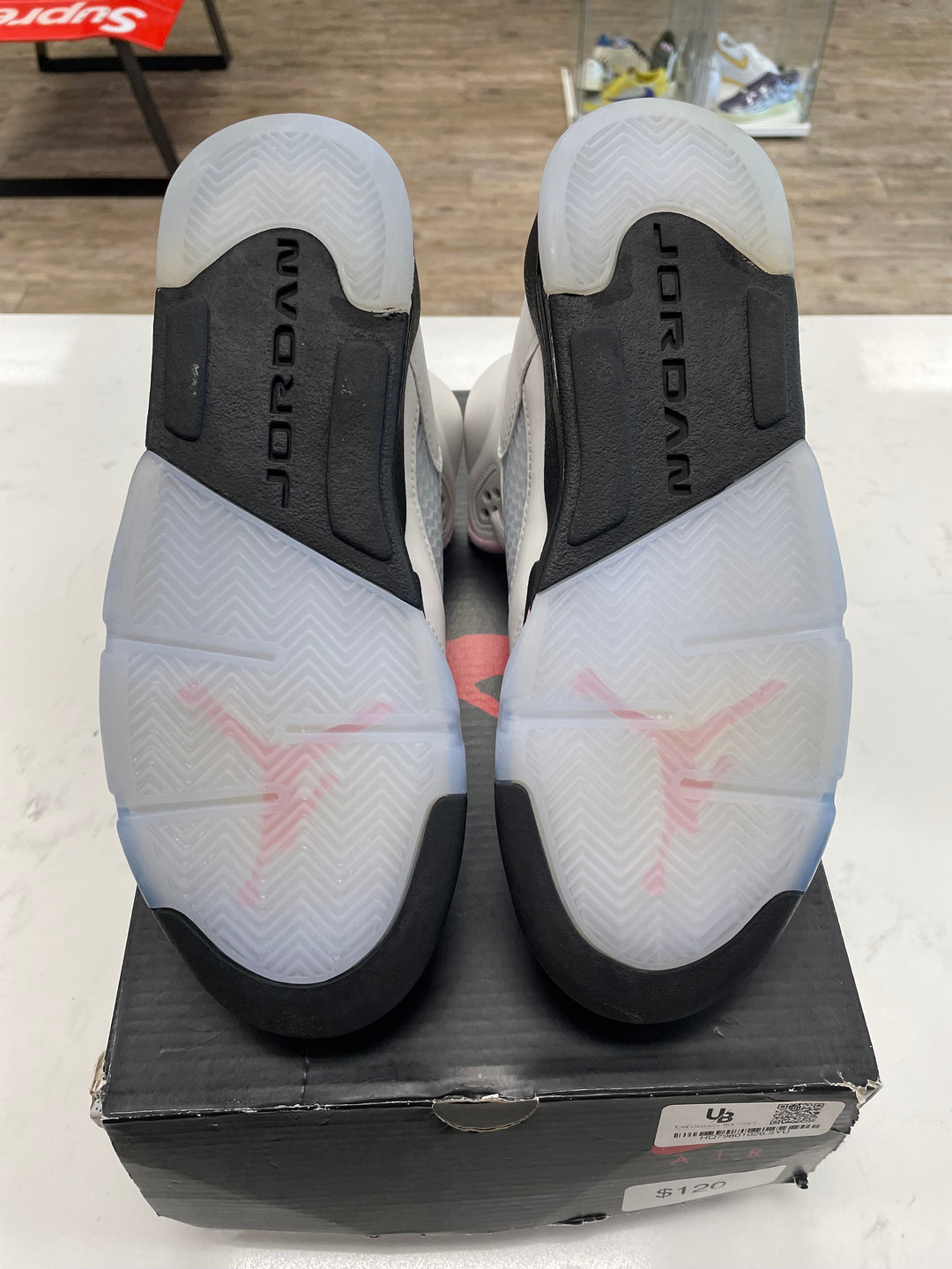 Jordan 5 Retro Soft Pink (GS) - Worn