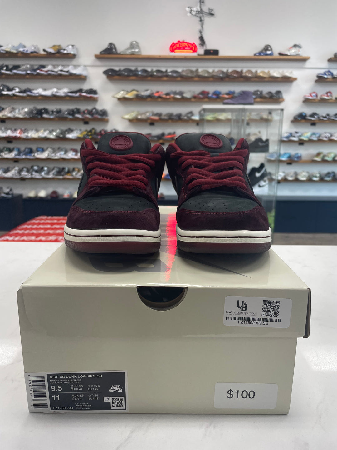 Nike SB Dunk Low Riot Skate Shop - Worn