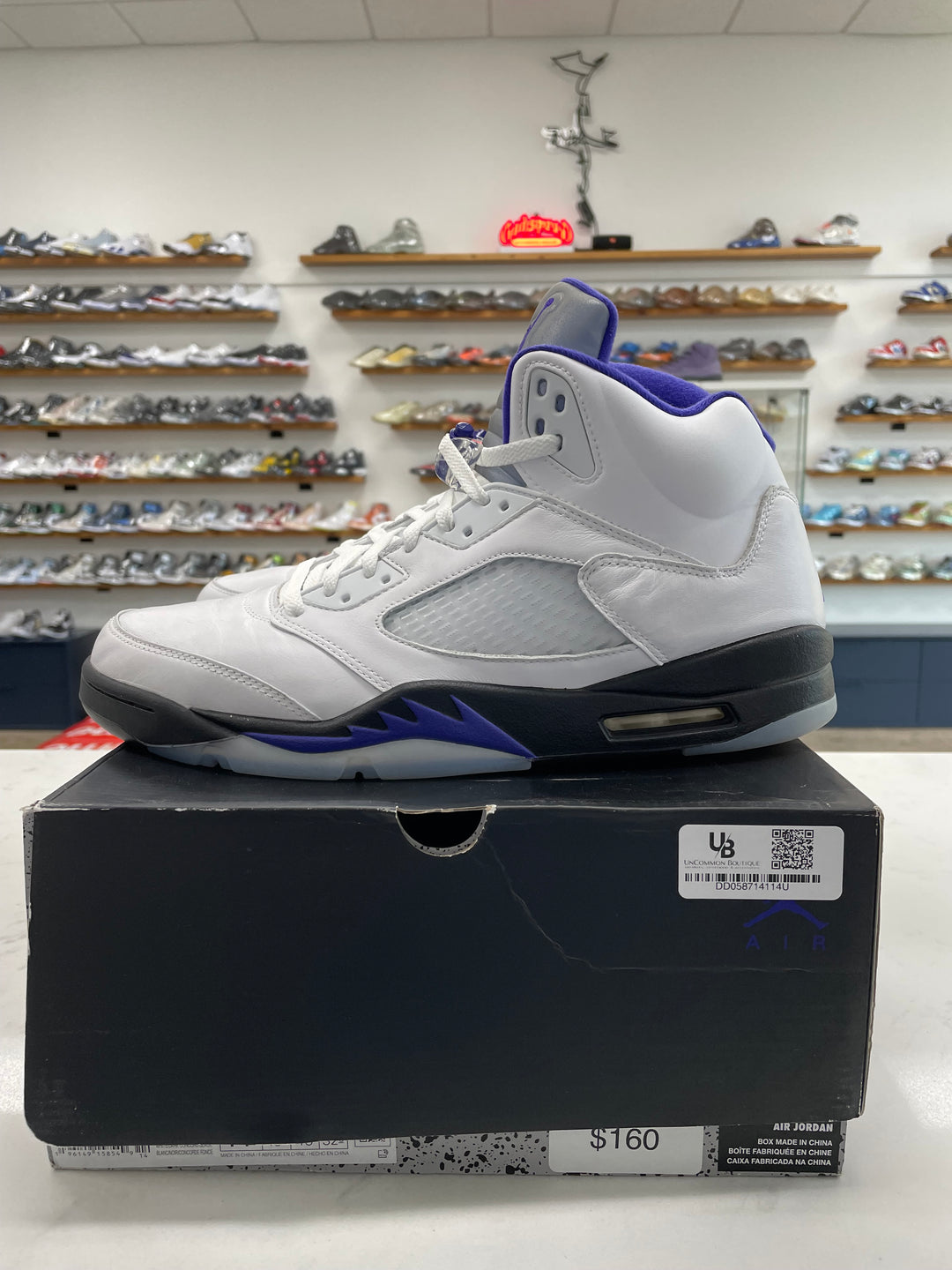 Jordan 5 Retro Dark Concord - Worn