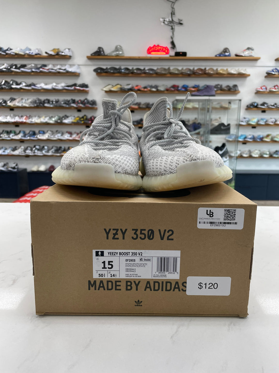 adidas Yeezy Boost 350 V2 Static (Non-Reflective) - Worn