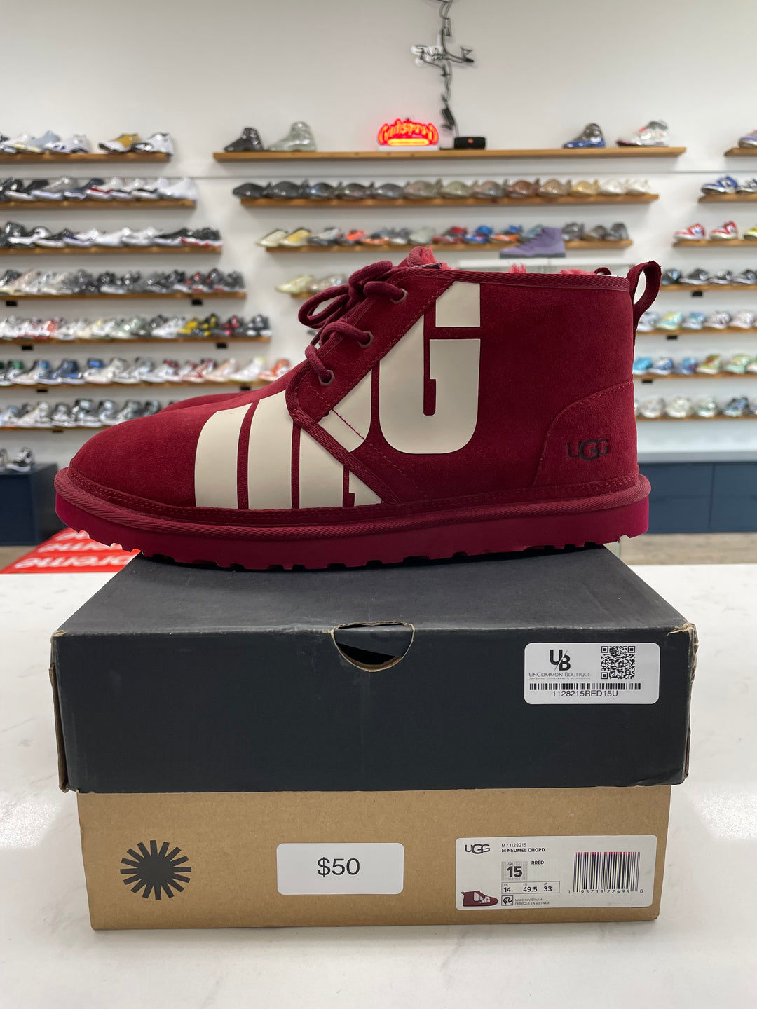 UGG Neumel Boot Chopd Red - Worn