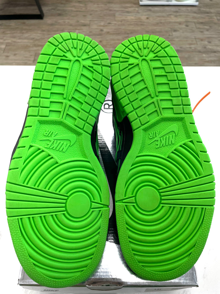Nike Air Rubber Dunk Off-White Green Strike - Worn