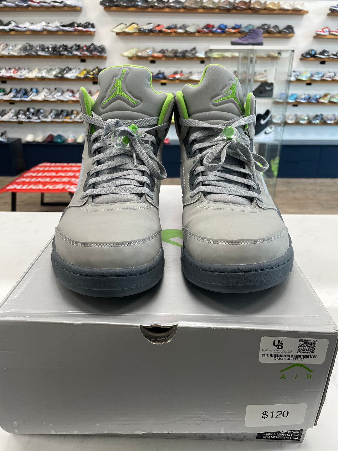 Jordan 5 Retro Green Bean (2022) - Worn