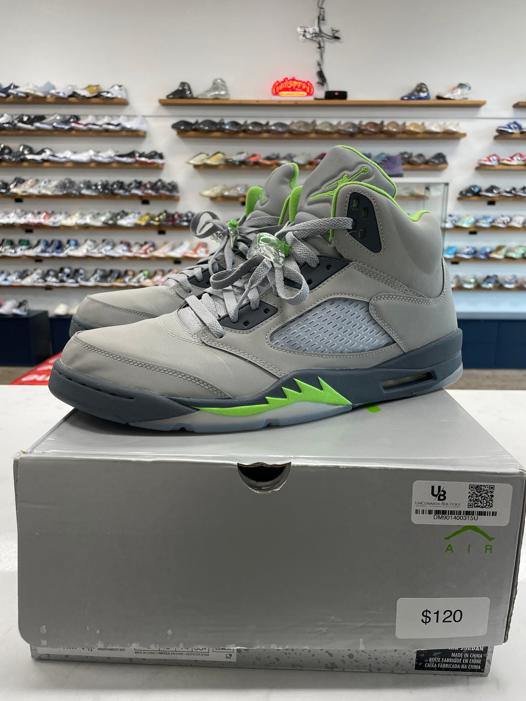 Jordan 5 Retro Green Bean (2022) - Worn