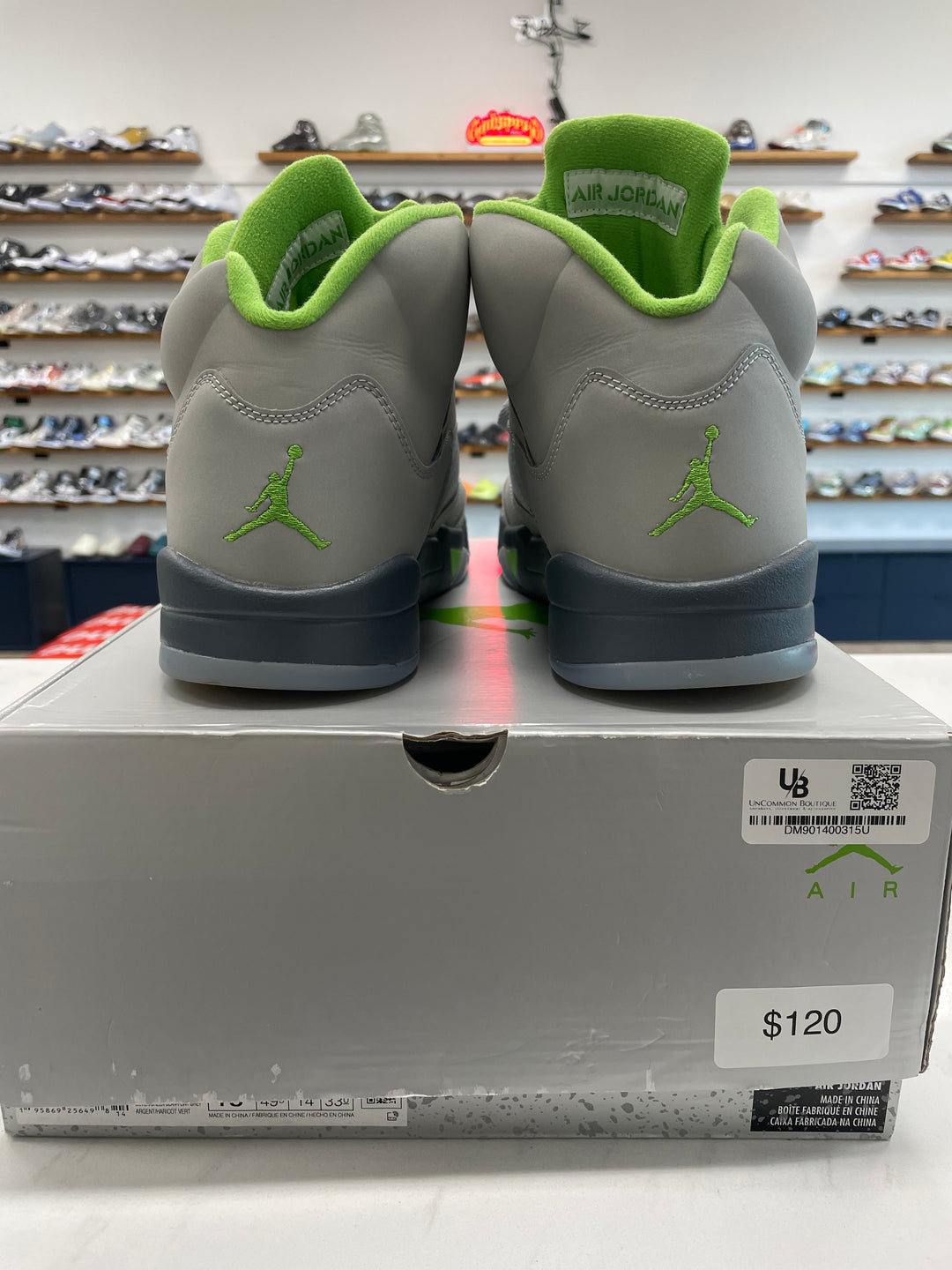 Jordan 5 Retro Green Bean (2022) - Worn