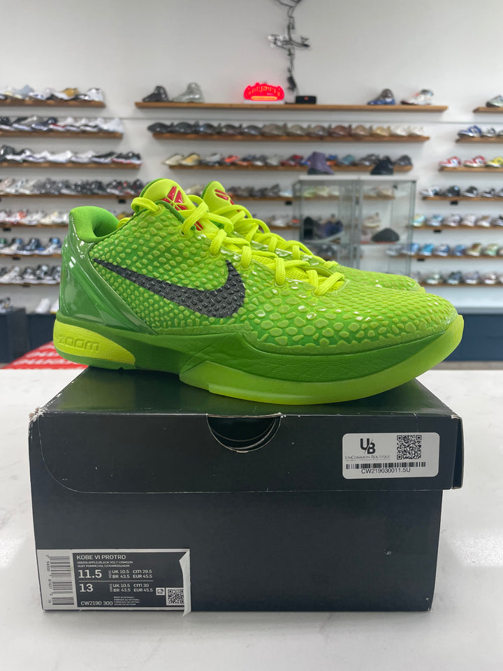 Nike Kobe 6 Protro Grinch (2020) - Worn