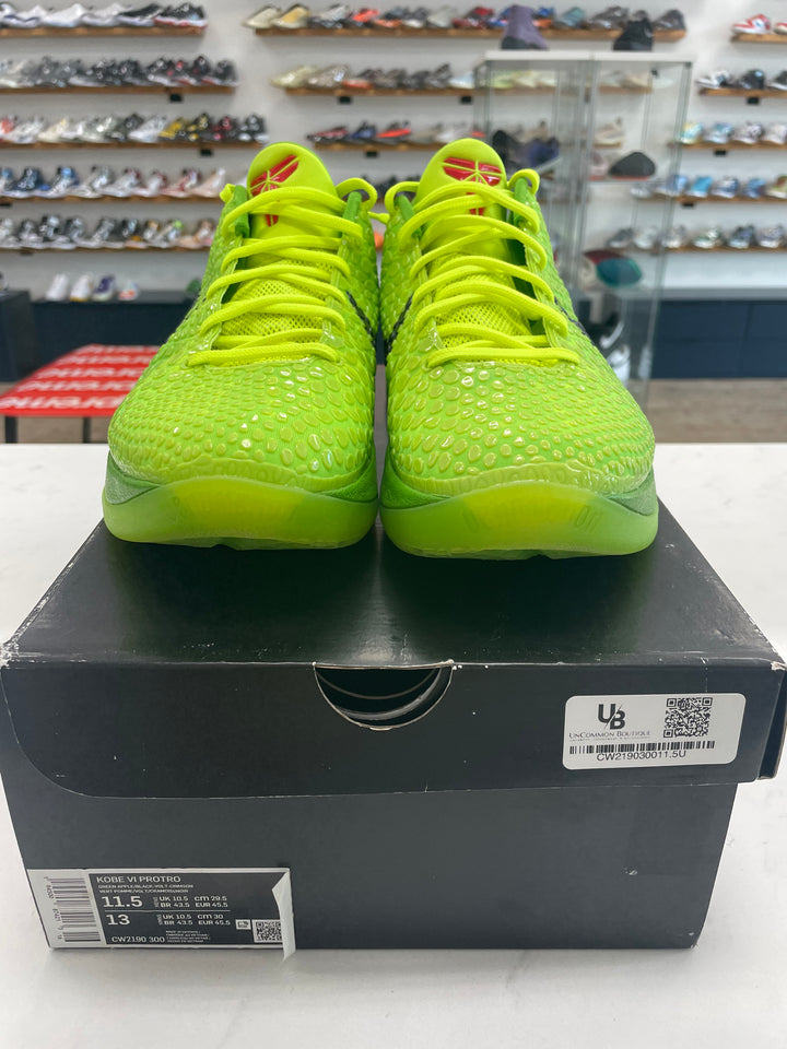 Nike Kobe 6 Protro Grinch (2020) - Worn