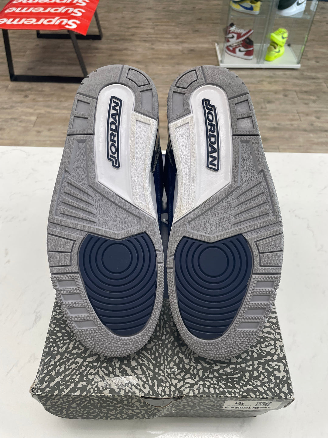 Jordan 3 Retro Georgetown (2021) - Worn