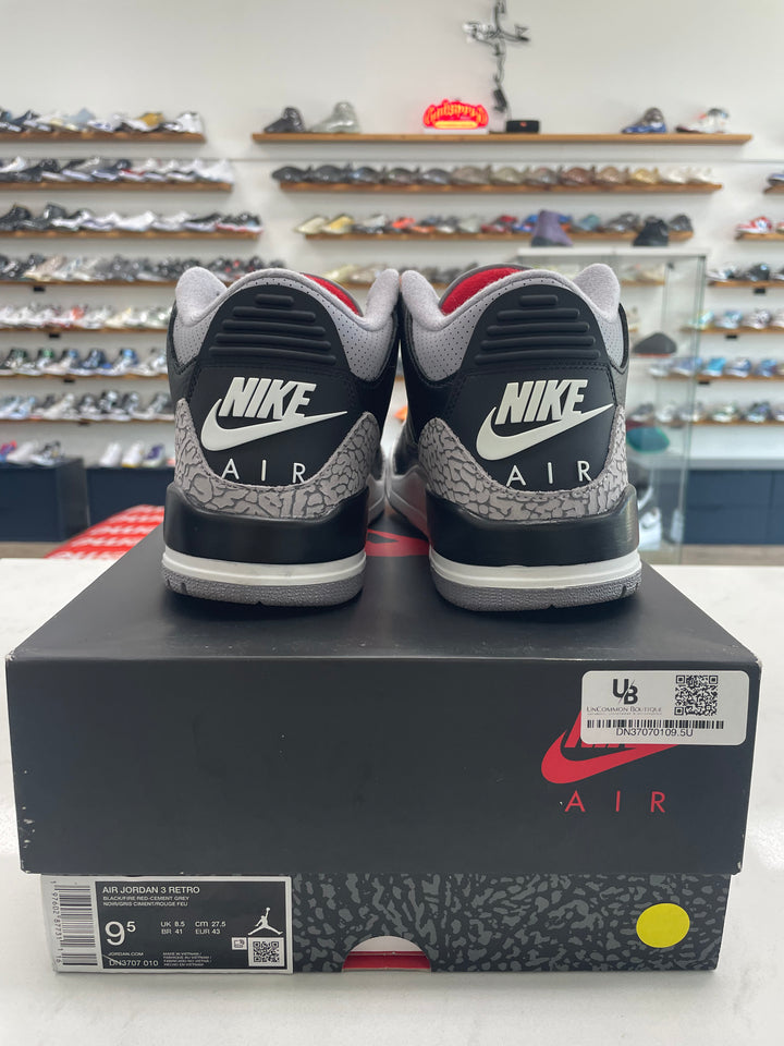 Jordan 3 Retro OG Black Cement (2024) - Worn