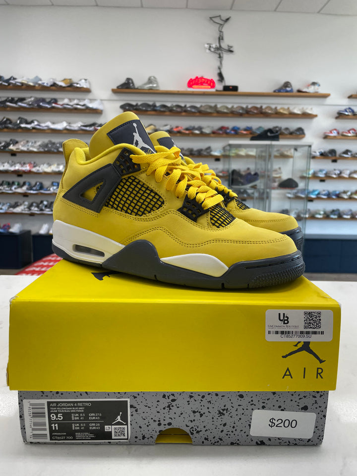 Jordan 4 Retro Lightning (2021) - Worn