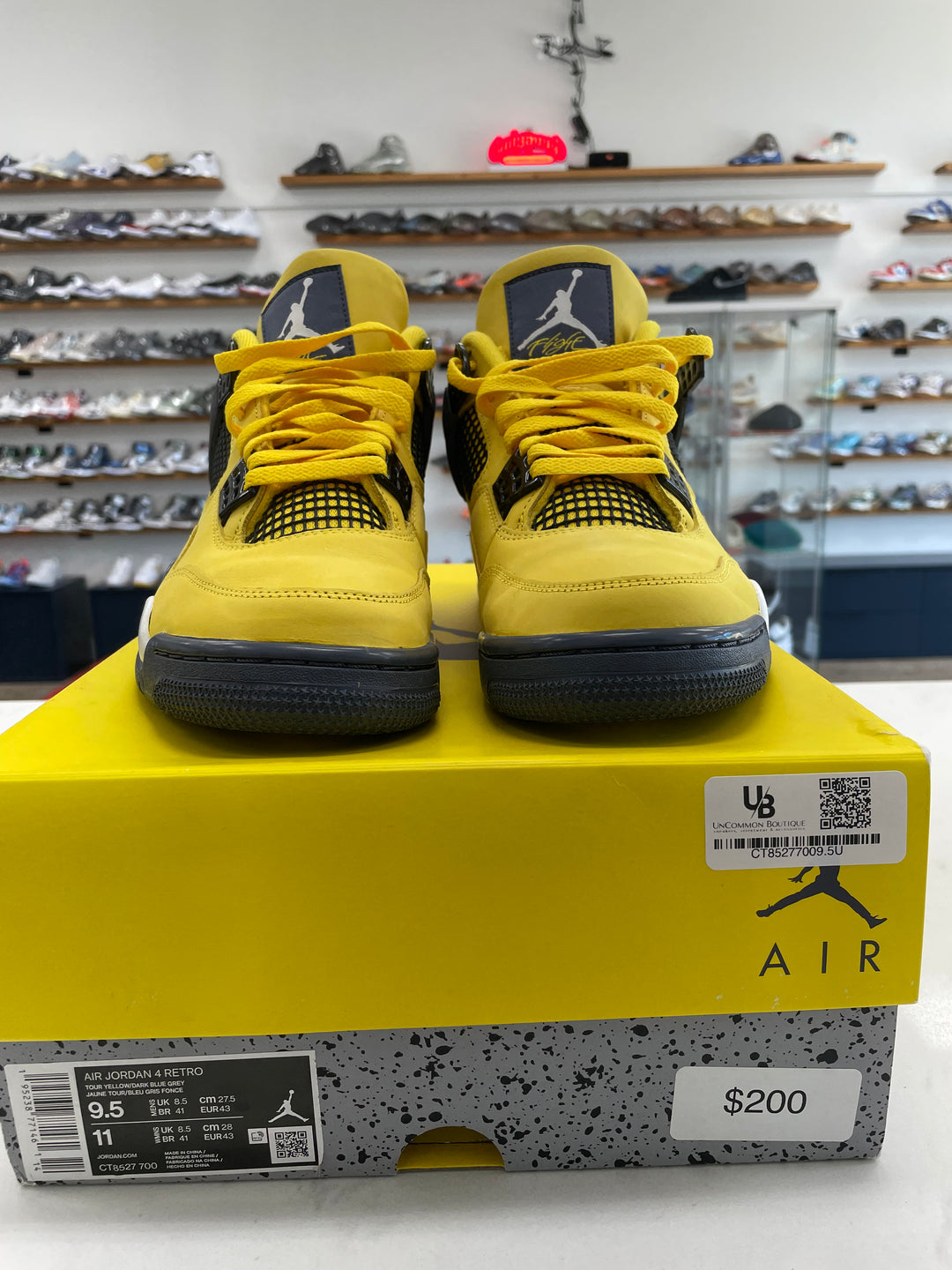 Jordan 4 Retro Lightning (2021) - Worn